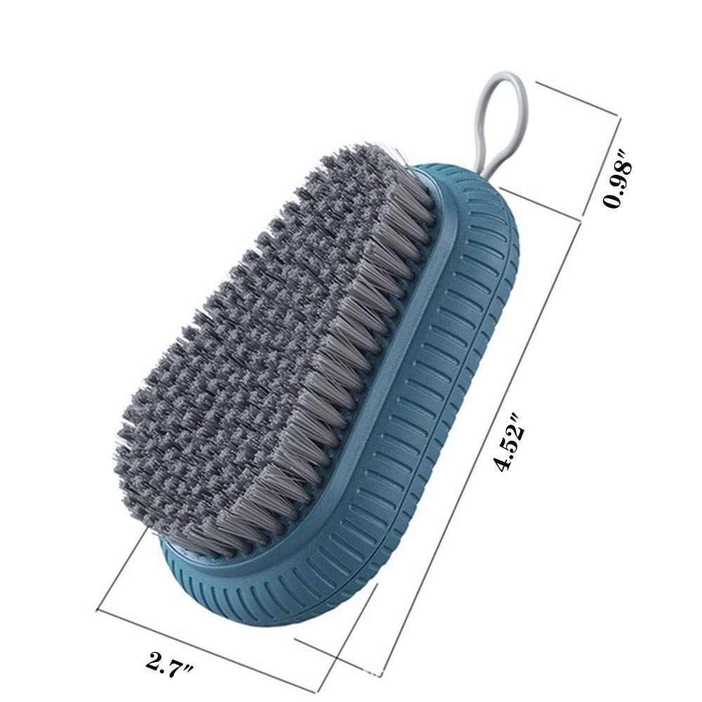 Scrub Brush, Quality Soft Laundry Clothes Shoes Scrubbing Brush, Easy to Grip Household Cleaning Brushes