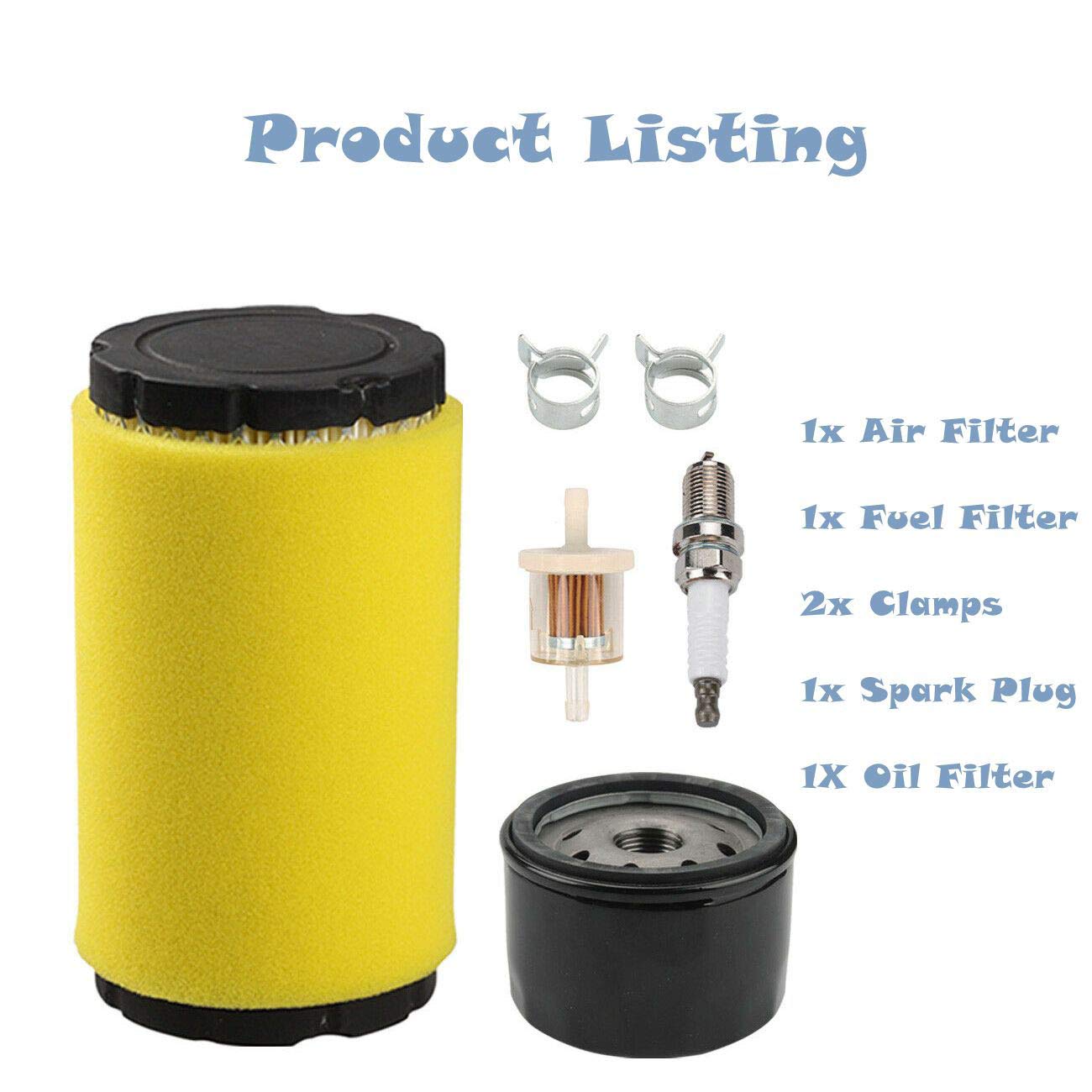 labwork Air Filter Kit with Oil Filter Spark Plug Replacement for Briggs Stratton 793569 793685 20-21 HP