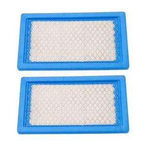 11013-7017 air filter compatible with kawasaki fh381v fh430v john jd miu10998 x300 x300r x304 lawn mower husky 531308157 2153800 03748502 pack-of-2