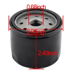 Anzac 12 050 01-S AM125424 Oil Filter for Kohler MTD Toro Troy Bilt Engine Lawn Mower Replace KH-12-050-08 KH-12-050-01 Pack of 2