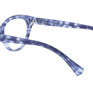 Ralph by Ralph Lauren Women's RA7116 Butterfly Prescription Eyewear Frames, Shiny Spotted Violet Havana/Demo Lens, 54 mm