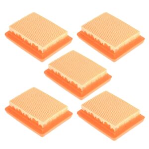 5 pcs air filter replacement for stihl ts400 4223-141-0300 replacement for stens 605-228 42231410300 replacement for gb 11034 br350