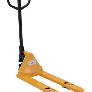 Vestil PM1-1532-MINI Steel Mini Hand Pallet Truck 45 in. x 15 in. x 45 in. 1100 Lb. Capacity Yellow