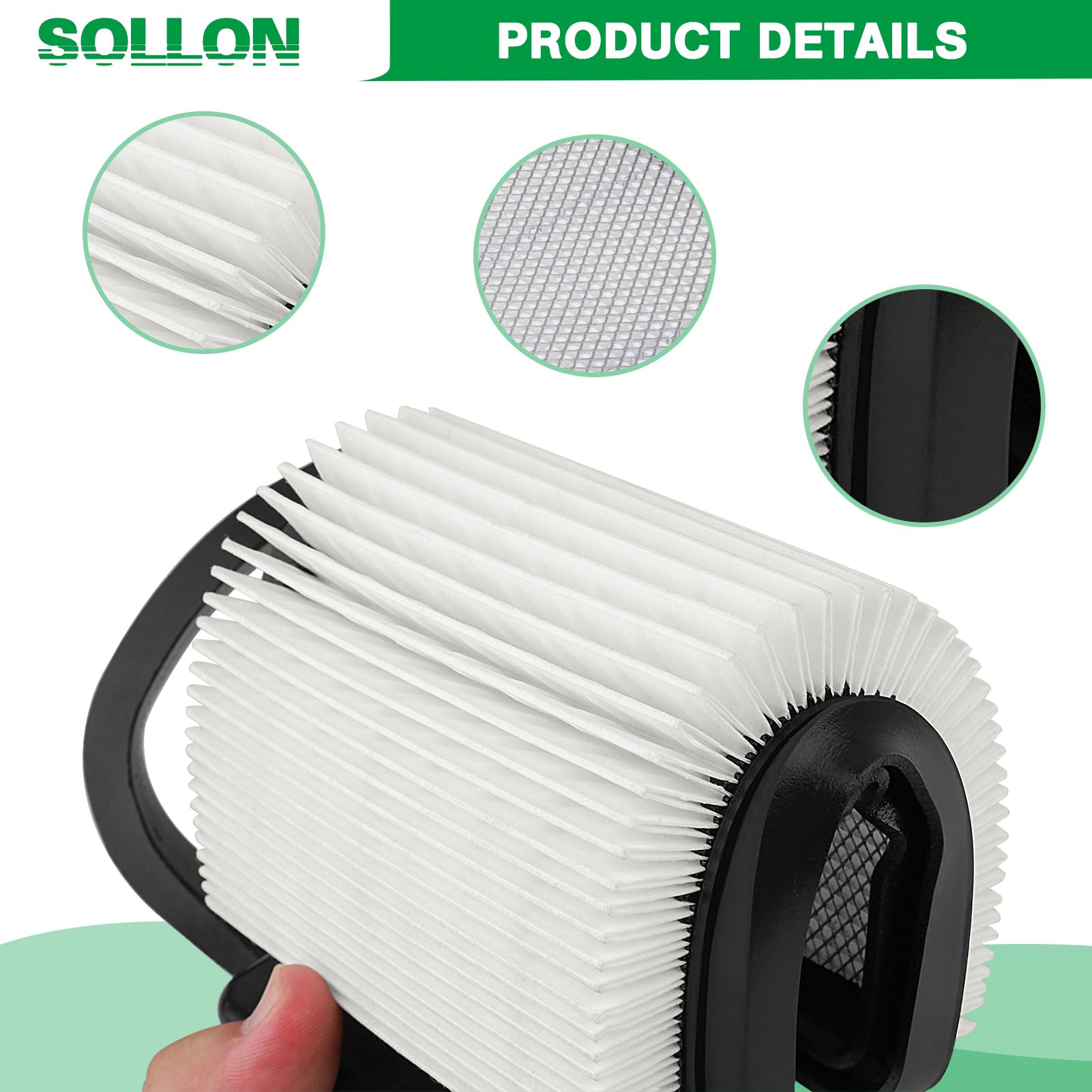 kh-20-883-06-s1 20 083 02 Air Filter & 20 083 03-S Pre Filter for Kohler SV470-610 SV590 KH 20-083-06-S 20 883 02 S1 20 883 06 S1 20-083-03S 20-083-02S 20 789 01-S Craftsman 24642 Toro 98018 577513401