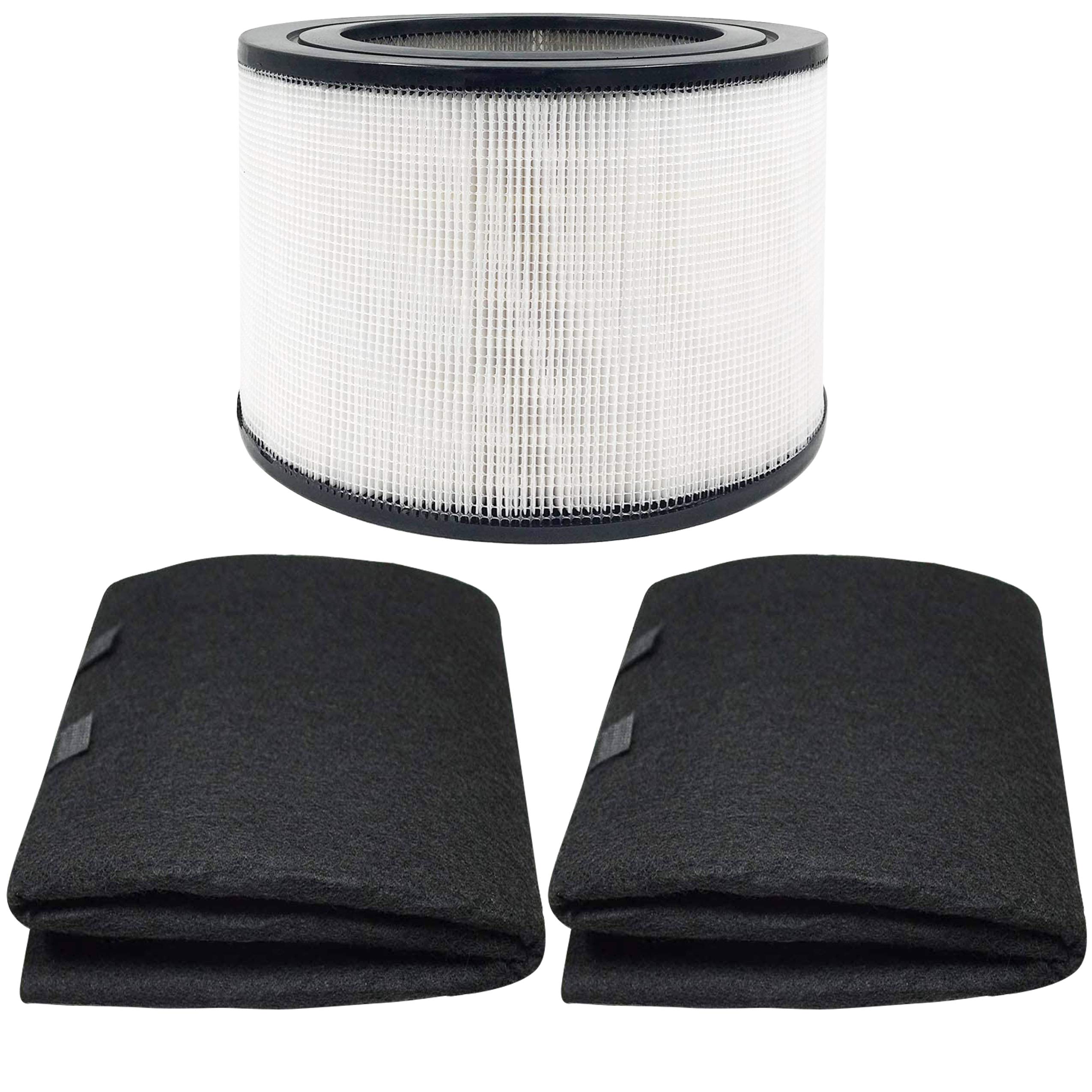 50250-S Replacement HEPA Filter and 2 Wrapping Carbon Pre-Filters Compatible with Honeywell 24000 24500 50250-S 52500. Part Number 24000