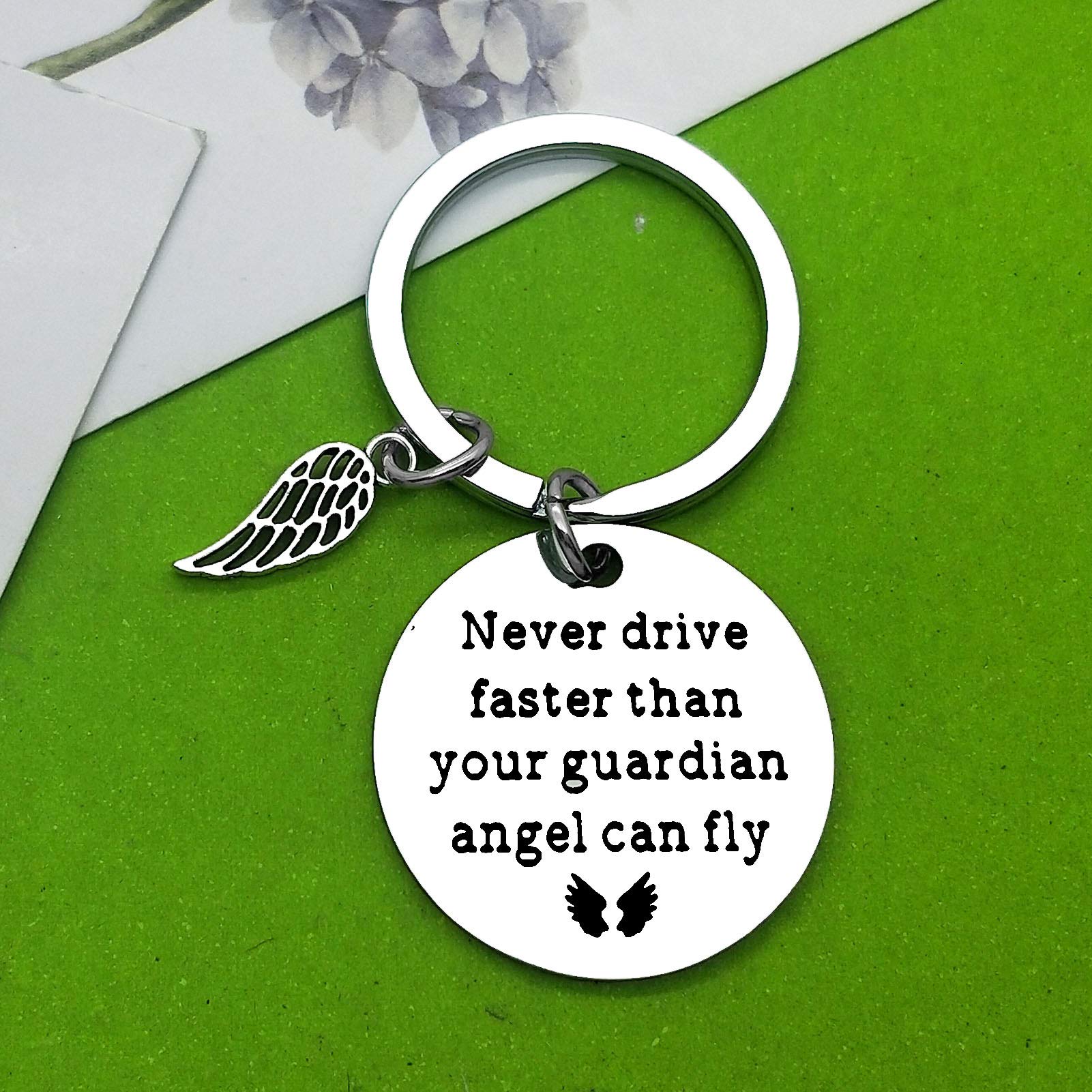 Sweet 16 Gift for for Girls Daughter Niece Sweet 16 Guardian Keychain 16th Birthday Gift Jewelry New Drivers Gift keychain Gift for Daughter Niece Women New Drivers Jewelry Birthday Gift Keychain