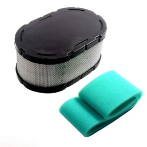 HQRP Air Filter with Pre-Cleaner compatible with Kohler EZT715 EZT725 EZT740 EZT750 KT610 KT620 EKT740 EKT750 Lawn Mower Engines, 16-083-04-S & 16-083-05-S Replacement