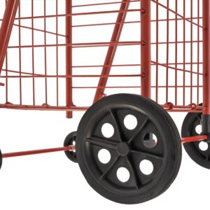 Folding Shopping Cart, 66 lbs Capacity