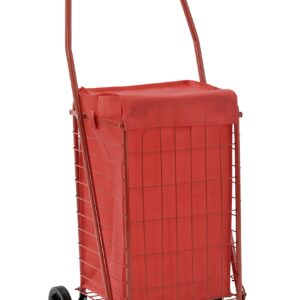 Folding Shopping Cart, 66 lbs Capacity