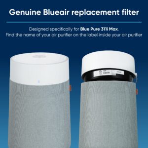 BLUEAIR Blue Pure 311i Max Genuine Replacement Filter, Blue Pure F3MAX, fits Blue Pure 311i Max Air Purifier