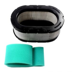 HQRP Air Filter with Pre-Cleaner compatible with Kohler EZT715 EZT725 EZT740 EZT750 KT610 KT620 EKT740 EKT750 Lawn Mower Engines, 16-083-04-S & 16-083-05-S Replacement