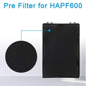 KEYJINIU HAPF600 HAPF600D Filter 3 Pack Filters 6 Pack Carbon Pre Filters Replacement Filter B Compatible with Holmes HAPF600D, HAPF600D-U2, HAP615, HAP650, HAP675