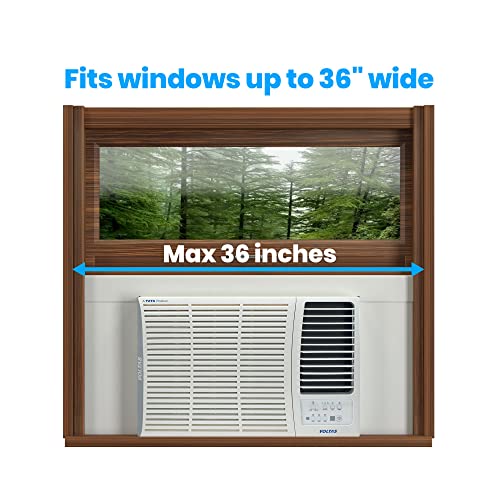 Breeze Stop Surround Insulation Side Panels White for Window AC Unit Indoor Air Conditioner Cover for Winter and Summer