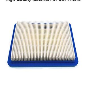 MOWFILL 5 Pack 491588 Air Filter Replace for BS 491588S,John Deere AM116236, Toro 119-1909, Craftsman 3364 Air Cleaner, Lawn Mower Air Filter