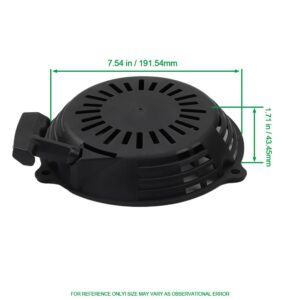 Venseri GCV160 Recoil Starter Assembly fit Honda GC135 GC160 GCV135 EN2000 EN2500 GC160A GC160LA GC160LE GCV135A GCV160A GCV160A0 GCV160LA GCV160LA0 GCV160LE Engine Generator Replace 28400-Z0L-V20ZA