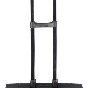 MTYLX Multifunctional Portable Trolleys with Wheels,Handcart Polypropylene Material, Load Capacity 200Kg, Foldable Trolley (Color : Black)