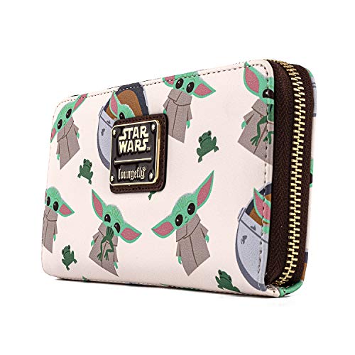 Loungefly Star Wars Baby Yoda The Mandalorian All Over Print Wallet