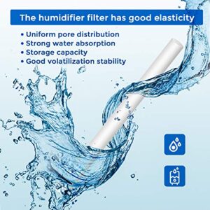 Humidifier Filter Cotton Refill Travel Mini Sticks Car Humidifier Replacement Parts for Portable Personal USB Powered Smart Humidifiers in Office Bedroom (4 Inch), 40 pieces