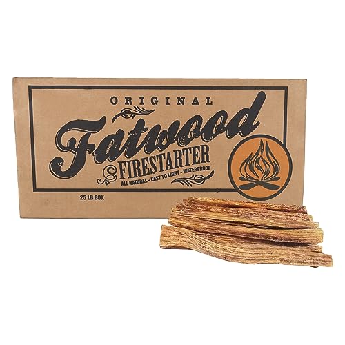 Fatwood Firestarter Kindling Sticks, 25 lbs