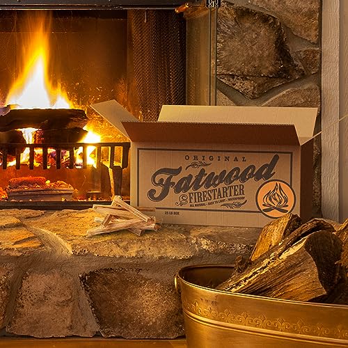 Fatwood Firestarter Kindling Sticks, 25 lbs