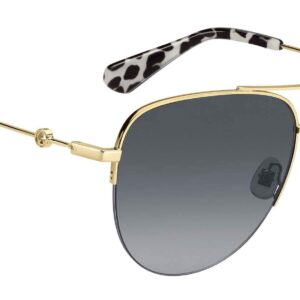 Kate Spade New York Women's Maisie/G/S Navigator Sunglasses, Black, 60mm, 15mm