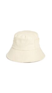 lack of color women's wave bucket hat, beige, off white, m-l