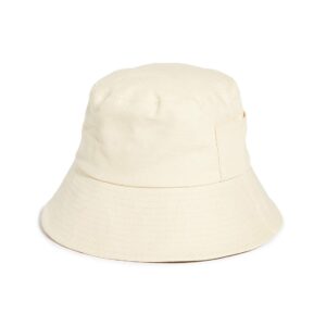 Lack of Color Women's Wave Bucket Hat, Beige, Off White, M-L