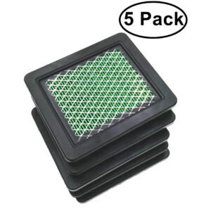 MOWFILL 5 Pack 17211-zl8-023 Air Filter, Replace for Honda GC135, GC160, GCV135, GCV160, GCV190, GX100,GXV57 Lawn Mower Air Cleaner Element