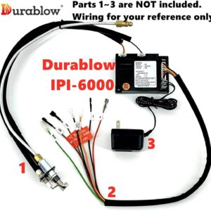 Durablow Fireplace Electronic IPI Control Module, Gas Fireplace Ignition Module Replacement for Dexen 593-592, GM-6KA, Hearth Home Technologies HHT 350-M, 6K (Meets CSA Standards (Prior to 2022))