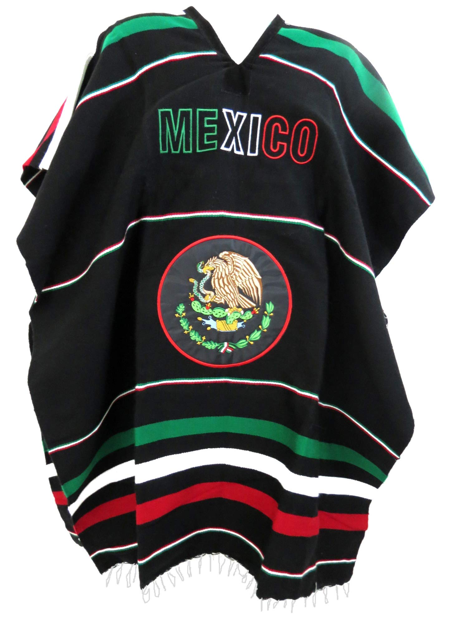 Ethnic Identity Mexican Poncho Black