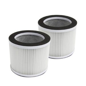 pureburg replacement filter compatible with rigoglioso gl-2109 gl2109 & simpure p03 snorda kj45g-p03 air purifiers,2-pack h13 hepa 3-stage filtration activated carbon