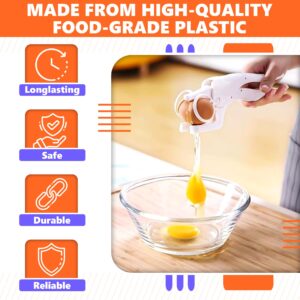 Egg Cracker Tool for Raw Eggs - Egg Breaker Egg Opener Tool One Hand Egg Cracker Egg Shell Opener - Egg Peeler Egg Separator Cute Kitchen Gadgets