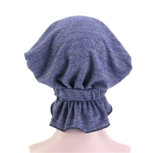 Hijab Cancer Chemo Stretchy Cotton Hat Turban Cap Cover Hair Loss Head Scarf Wrap Pre-Tied Headwear Strech Bandana