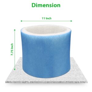 Smilyan 2 Pack Upgraded Blue Mesh Treated Layer HC-14 Humidifier Replacement Wicking Filter E for Honeywell HCM-6009 HCM-6011 HEV680 HEV685 Series Humidifier, Part # HC-14V1 HC-14 HC-14N