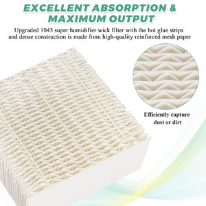 1043 Super Humidifier Wick Filters (2Pack) Replacement for Essick AirCare Evaporative Humidifier Filter EP9500 EP9700 EP9800 831000 821000 826000 826800, Bemis Space Saver 800 8000 Series by Techecook