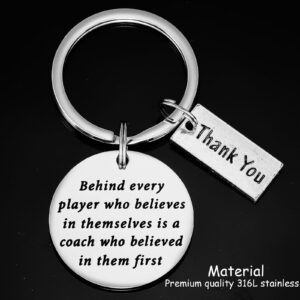 Kivosliviz Soccer Coach Gift Keychain Coachs Thank You Gift Baseball Coach Gifts Cheer Coach Gifts for Women