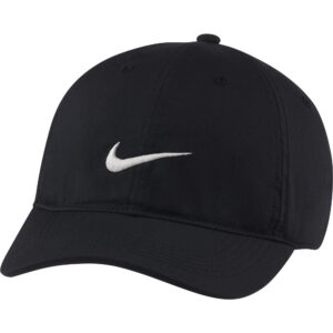 nike aerobill heritage86 player golf adjustable black/anthracite/silver hat/cap - unisex