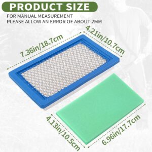 Air Filter MIU10998 with Pre Cleaner MIU10999 Compatible with John Deere X300 X3000R X304 for Kawasaki FH381V FH430V FH491V # 11013-7017 11013-7016 for Husqvarna 531 30 81-57