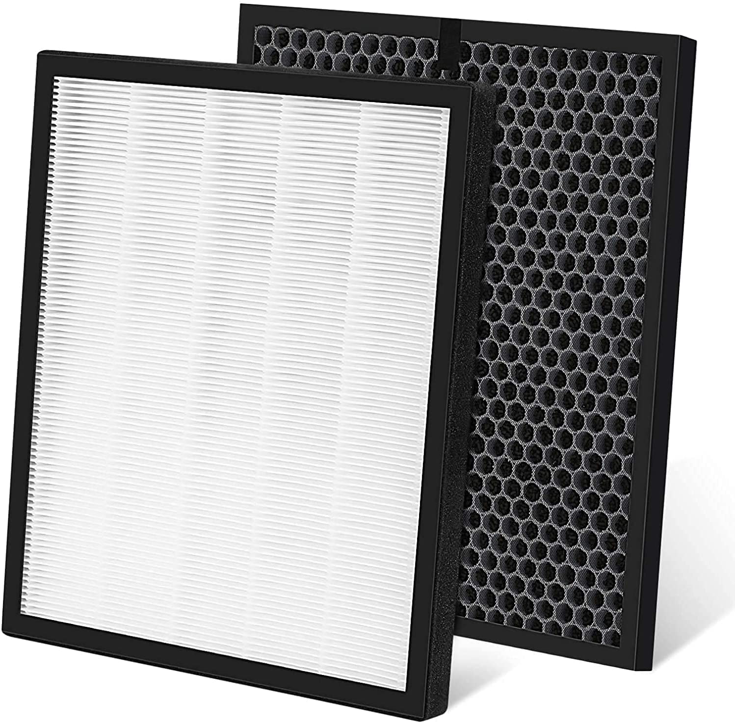 LV-PUR131 Replacement Filters, H13 True HEPA Filter Compatible with Levoit LV-PUR131 & LV-PUR131S Air Purifier, LV-PUR131-RF, 2 True HEPA & 2 Carbon Filters