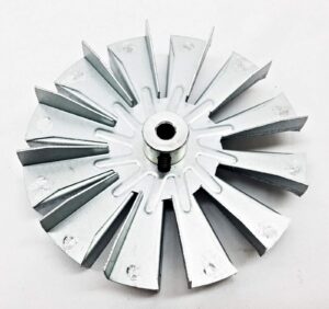 new compatible harman, harmon combustion fan blade 5" double paddle 3-20-502221 | amp-50221 fits p43 p61 p61a p68 pf100 & pf120 pb105