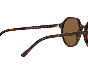 Ray-Ban RB2195 Thalia Square Sunglasses, Havana/Polarized Brown, 51 mm