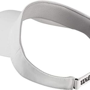 WILSON Women's Standard Ultralight Visor, White, One Size