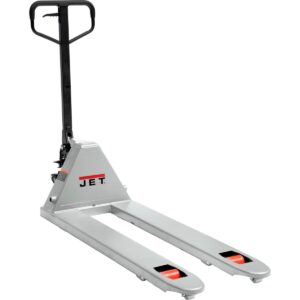 jet 20" x 48" pallet jack, 5500 lb. capacity (model pt-2048jb)