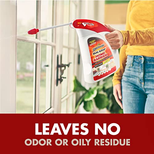 Spectracide Bug Stop Home Barrier Indoor Plus Outdoor Bug Control With Flip & Go Sprayer Kills Ants, Roaches and Spiders on Contact, 0.5 Gallon, 1 Pack