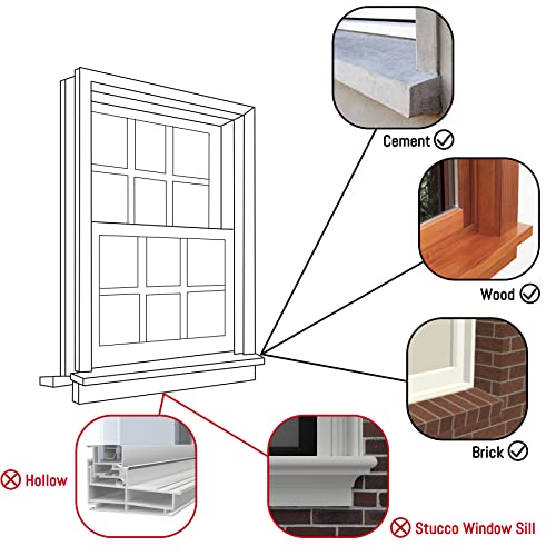 BJADE'S Universal Window Air Conditioner Bracket,Light Duty,Support Up to 85lbs,Fits for 5000-12,000 BTU AC Units.