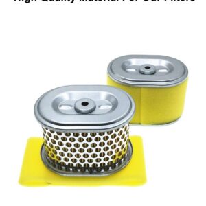 MOWFILL 2 Pack 17210-ZE1-505 Air Filter Replace for Honda 17210-ZE1-820, 17210-ZE1-822, 17210-Z4M-821 Air Cleaner Cartridge with Pre Filter Fits Honda GX160 GX200 GX140 Engine