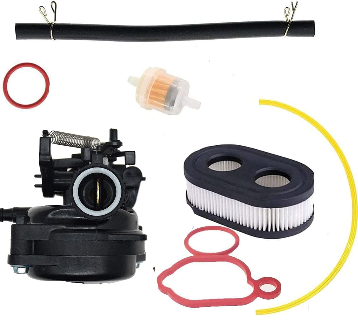 HQparts 285251 Carburetor Air Filter Kit for Craftsman 247.377441 247377441 21'' Lawn Mower 917.376451 917376451 Lawn Mower