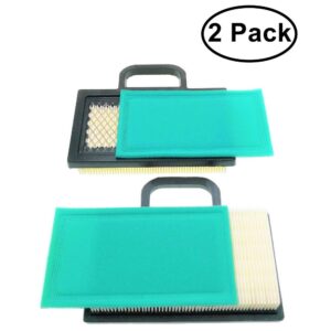 MOWFILL 2 Pack 499486 Air Filter Replace for BS 499486S, 5063, 5069, 695667, 698754 OEM Air Cleaner Cartridge with 273638 Pre Filter Fits Lawn Mower Air Cleaner Element