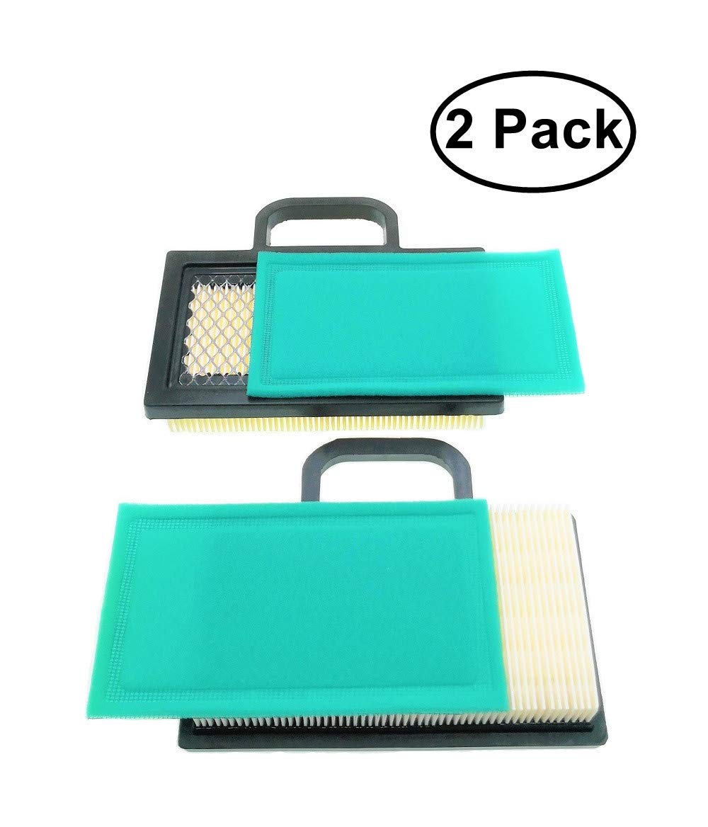 MOWFILL 2 Pack 499486 Air Filter Replace for BS 499486S, 5063, 5069, 695667, 698754 OEM Air Cleaner Cartridge with 273638 Pre Filter Fits Lawn Mower Air Cleaner Element