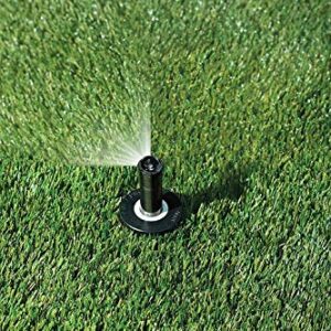 Rain Bird 1802QDSPRS Pressure Regulating (PRS) Professional Dual Spray Pop-Up Sprinkler, 90° Quarter Circle Pattern, 8' - 15' Spray Distance, 2" Pop-up Height , Black